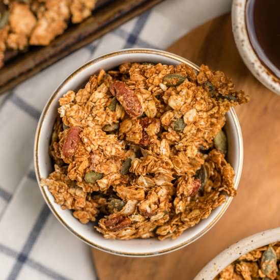 Pumpkin Spice Granola - Recipe photo by from my bowl