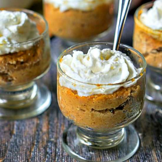 Low Carb Mini Pumpkin Pie - Recipe photo by MyLifeCookbook