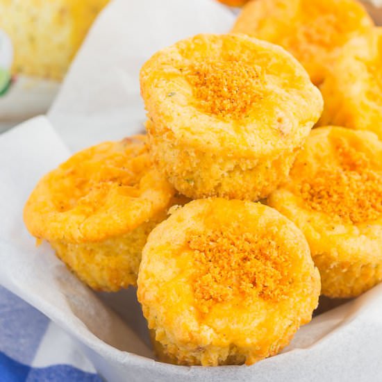 Cheesy Cornbread Muffins - Recipe photo by pumpkinnspice