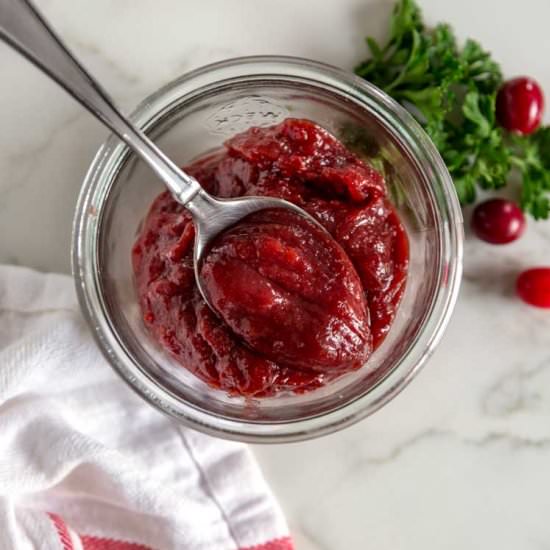 Cranberry Butter - Recipe photo by keviniscooking
