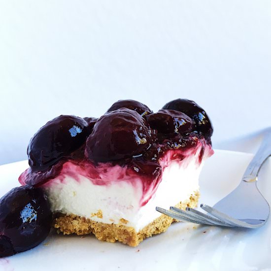 Cherry Cheesecake Bars - Recipe photo by The Home Cookbook