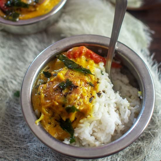 Punjabi Kadhi - Recipe photo by Debjanir Rannaghar