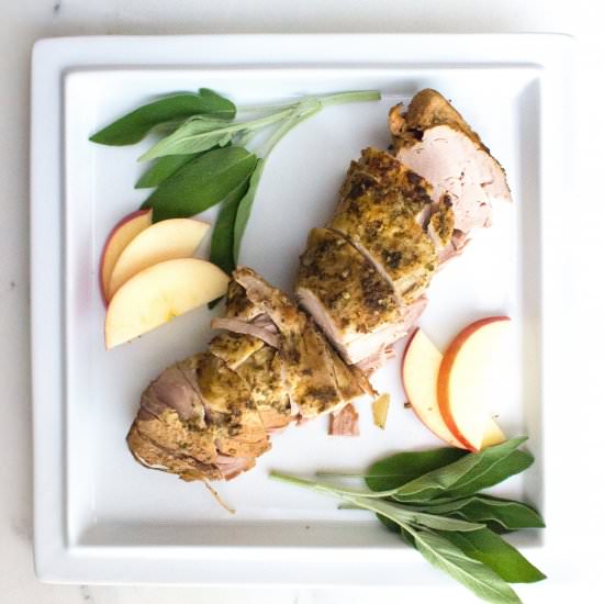 Slow Cooker Fall Pork Roast - Recipe photo by Our Food Fix