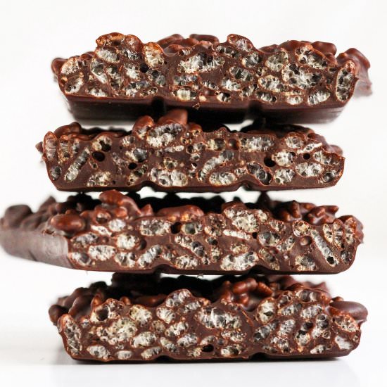 Healthier Crunch Bars - Recipe photo by dessertswithbenefits