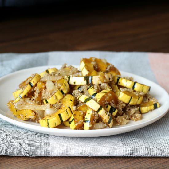 Maple Roasted Delicata Squash - Recipe photo by adashofzest