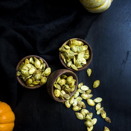 The Best Pumpkin Seeds Ever - Recipe photo by Went Here 8 This
