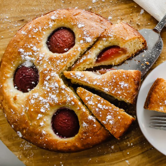 Olive Oil Plum Cake - Recipe photo by pageandplate