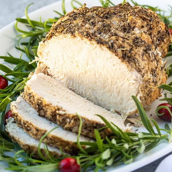 instant pot turkey breast - Recipe photo by The Blond Cook