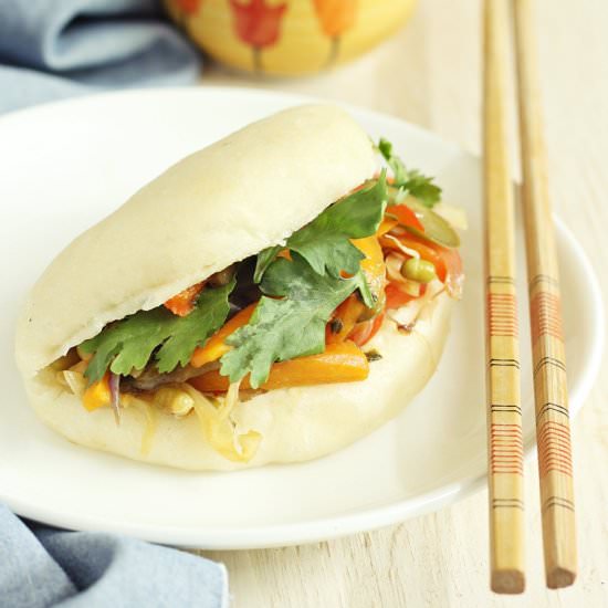 Steamed Bao Buns - Recipe photo by Aparna