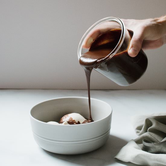 Perfect Hot Fudge Sauce - Recipe photo by maycontainsugar