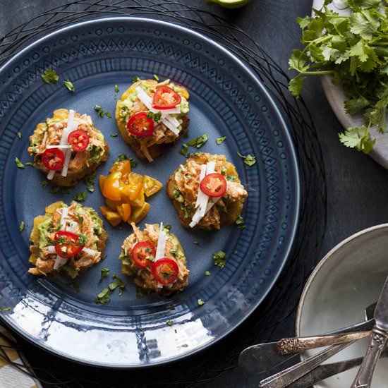Chicken Al Pastor Tostones - Recipe photo by Make_n_Curate