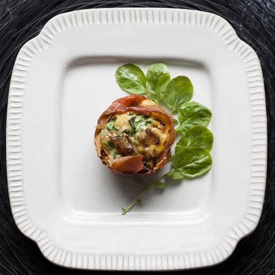 Prosciutto Wrapped Egg Cups - Recipe photo by Make_n_Curate