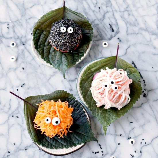 Halloween Sushi Balls - Recipe photo by Fiesta Friday