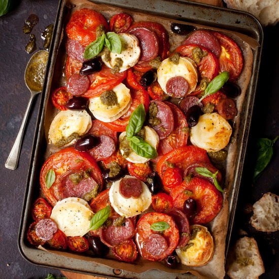 Baked Tomato & Goats Cheese - Recipe photo by littlesugarsnaps