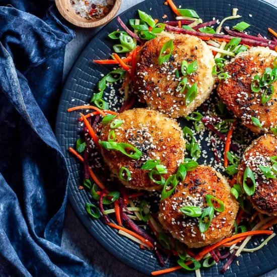 Healthy Chicken Rissoles - Recipe photo by MySugarFreeKitchen