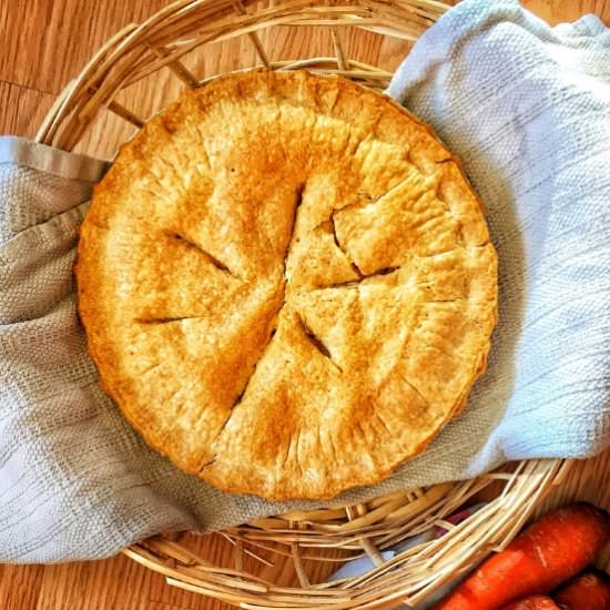 French Canadian VEGAN Tourtiere - Recipe photo by Megan Kerry
