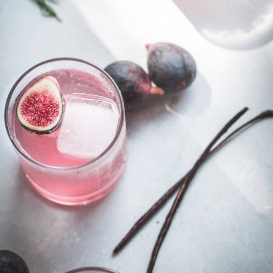 Fig & Vanilla Bean Cocktail - Recipe photo by platingsandpairings