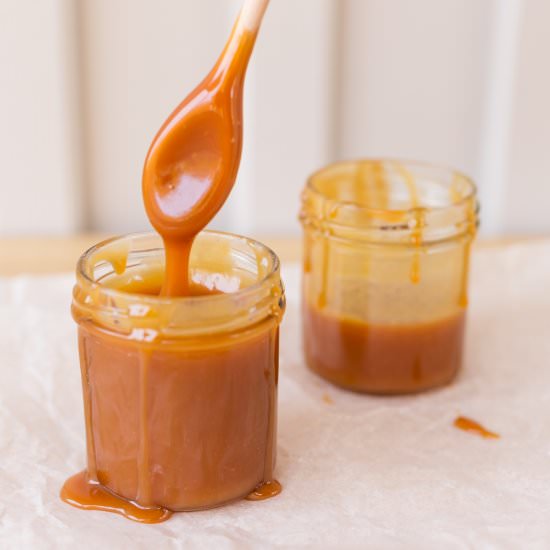 Salted caramel sauce - Recipe photo by electricbluefood