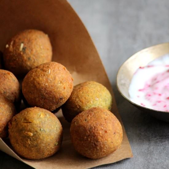 Chickpea, Oats and Cilantro Falafel - Recipe photo by Reetu Uday Kugaji