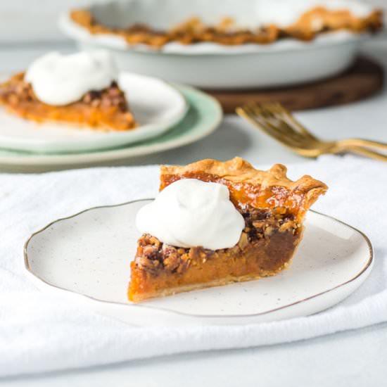 Sweet Potato Pecan Pie - Recipe photo by theitsybitsykitchen