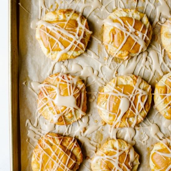 Pumpkin Danishes - Recipe photo by thewoodandspoon