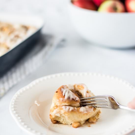 Apple Pie Cinnamon Rolls - Recipe photo by wip_blog