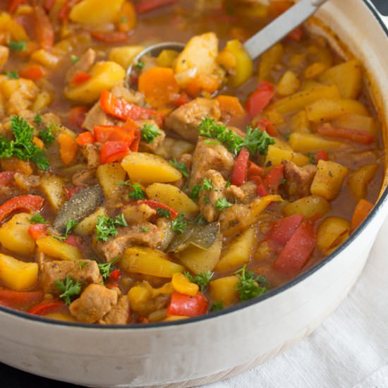 Easy Pork Stew – Hungarian Goulash - Recipe photo by adinutza