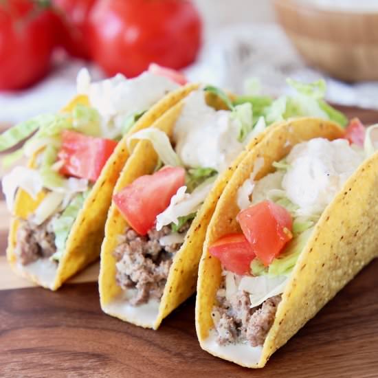 French Onion Dip Tacos - Recipe photo by Whitney Bond