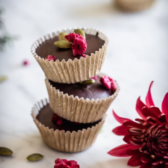 Chocolate Marcona Almond Butter Cup - Recipe photo by lepetitchefsb