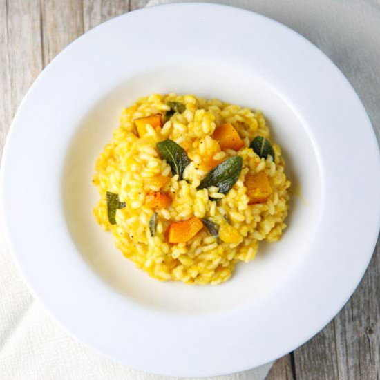 Butternut Squash and Sage Risotto - Recipe photo by Tastefulventure