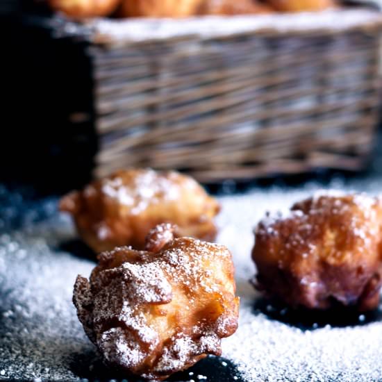 Apple Fritters (Yeast Donuts) - Recipe photo by Sweet Tea and Thyme