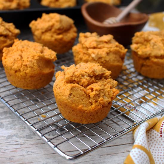 Sweet Potato Corn Muffins - Recipe photo by Sneaky Mommies