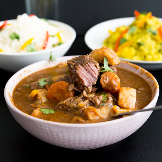 Slow Cooker Beer Braised Beef Stew - Recipe photo by VeenaAzmanov