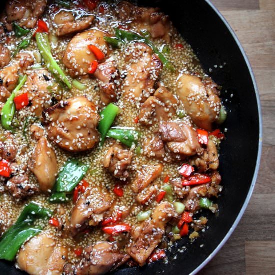 Caramelized Chicken - Recipe photo by pontodeespadana