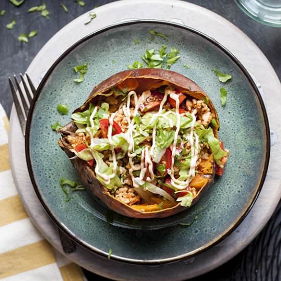 Chipotle Chicken Stuffed Sw Potato - Recipe photo by Make_n_Curate