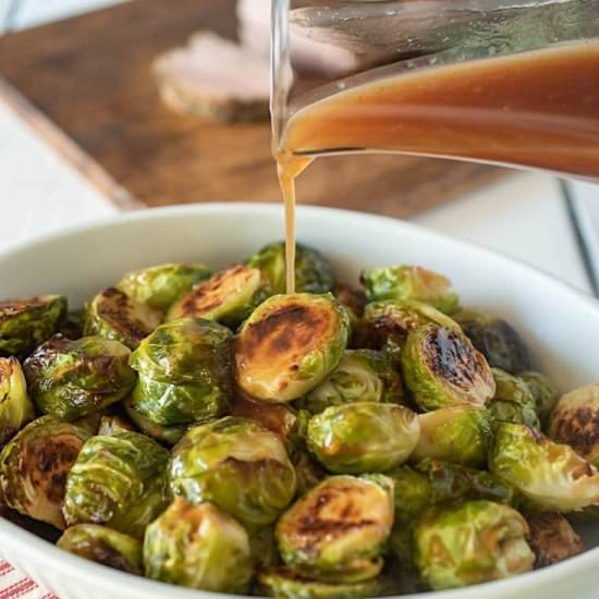 Brussels Sprouts Cranberry Glaze - Recipe photo by culinaryginger