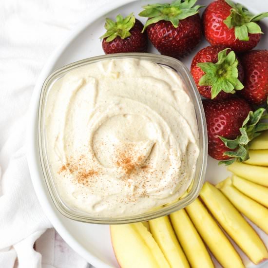 Healthier Fruit Dip - Recipe photo by Zest and Lemons