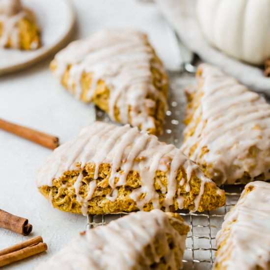 Pumpkin Scones - Recipe photo by Salt and Baker