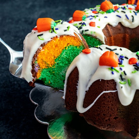Halloween Surprise Bundt Cake - Recipe photo by c2king