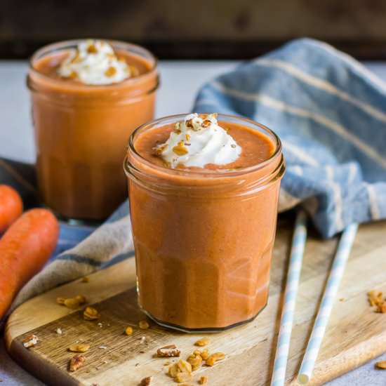 Carrot Cake Smoothie - Recipe photo by lemons and zest