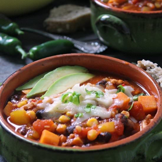 Turkey Sweet Potato Chili - Recipe photo by agoudalife