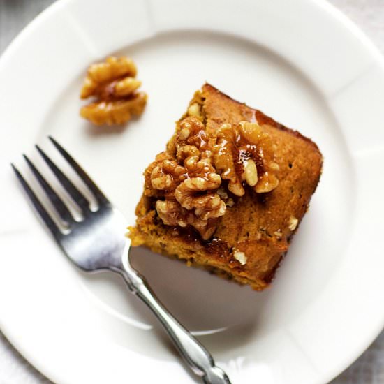 Pumpkin Walnut Snack Bread - Recipe photo by Garden in the kitchen