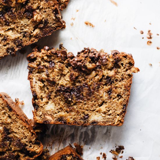Flourless Banana Bread - Recipe photo by asimplepalate
