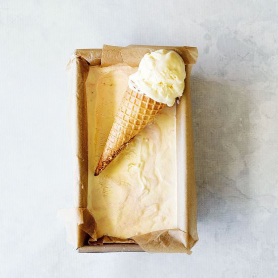 No Churn Vanilla Ice Cream - Recipe photo by kidseatbyshanai