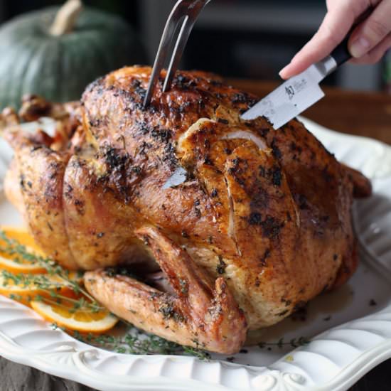Thanksgiving Herb Butter Turkey - Recipe photo by CookingandCussing