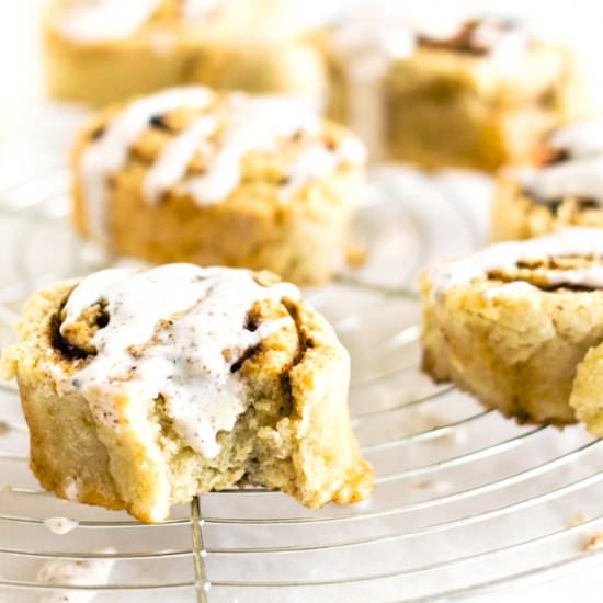 Low Sugar (GF) Cinnamon Rolls - Recipe photo by addsomeveg