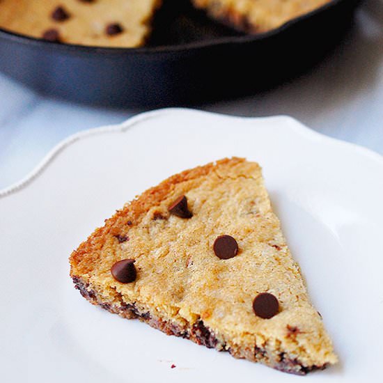 Brown butter skillet cookie - Recipe photo by evabakes