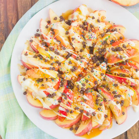 Caramel Apple Nachos - Recipe photo by pumpkinnspice