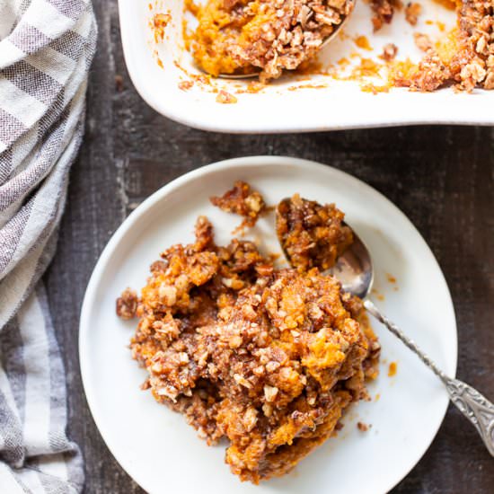 Paleo Sweet Potato Casserole - Recipe photo by paleorunningmomma