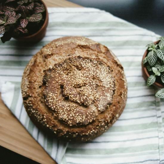 Sourdough with Natural Starter - Recipe photo by mrscoldeats